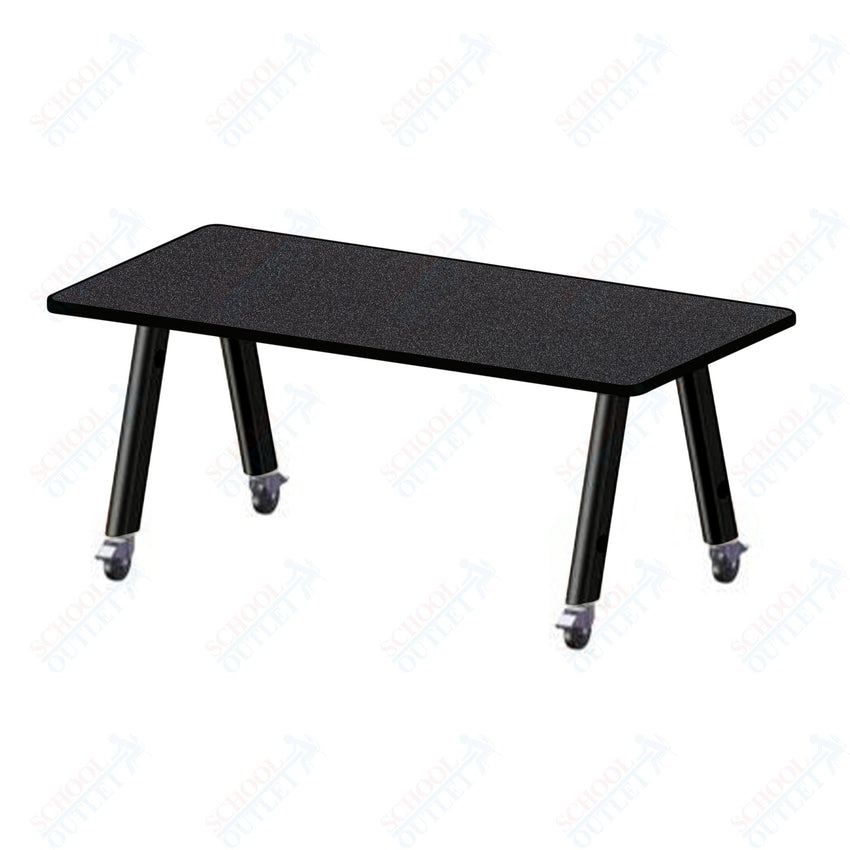 USA Capitol Hydra Makerspace Table with Laminate Top, Spray Edge 36"W x 72"L x 36"H (MAKR3672 - 36) - SchoolOutlet