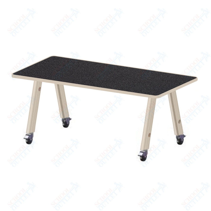 USA Capitol Hydra Makerspace Table with Laminate Top, Spray Edge 36"W x 72"L x 36"H (MAKR3672 - 36) - SchoolOutlet