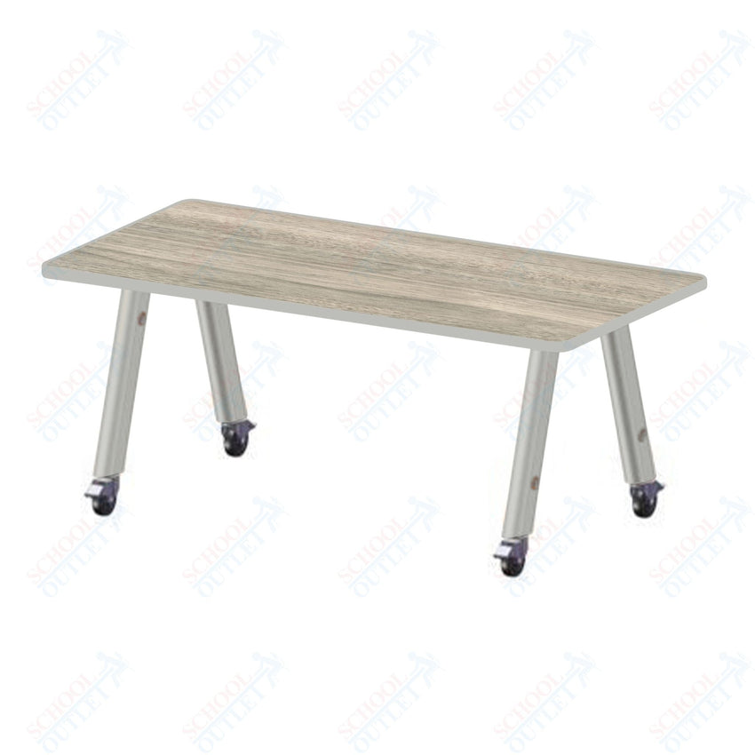 USA Capitol Hydra Makerspace Table with Laminate Top, Spray Edge 36"W x 72"L x 36"H (MAKR3672 - 36) - SchoolOutlet