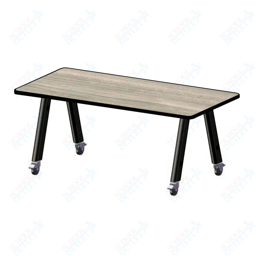 USA Capitol Hydra Makerspace Table with Laminate Top, Spray Edge 36"W x 72"L x 36"H (MAKR3672 - 36) - SchoolOutlet