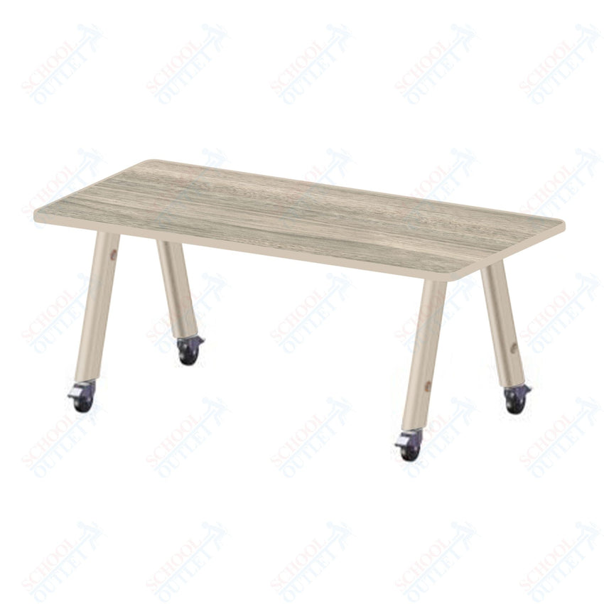 USA Capitol Hydra Makerspace Table with Laminate Top, Spray Edge 36"W x 72"L x 36"H (MAKR3672 - 36) - SchoolOutlet