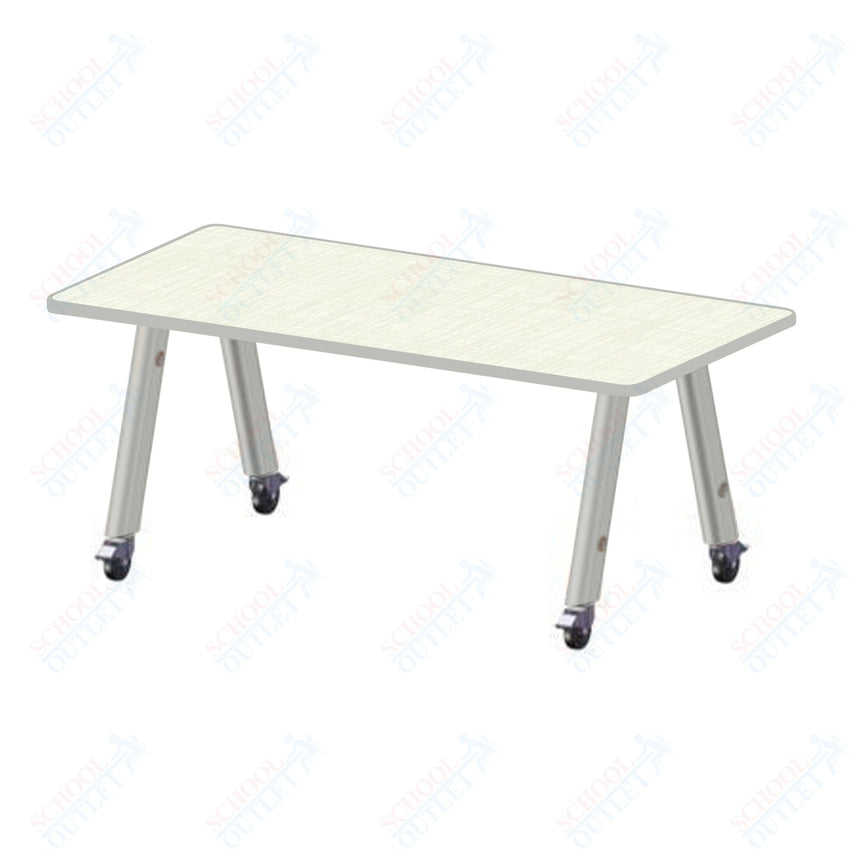 USA Capitol Hydra Makerspace Table with Laminate Top, Spray Edge 36"W x 72"L x 36"H (MAKR3672 - 36) - SchoolOutlet