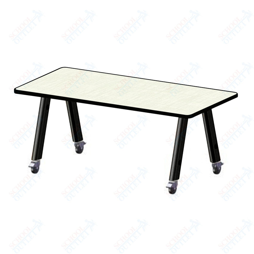 USA Capitol Hydra Makerspace Table with Laminate Top, Spray Edge 36"W x 72"L x 36"H (MAKR3672 - 36) - SchoolOutlet