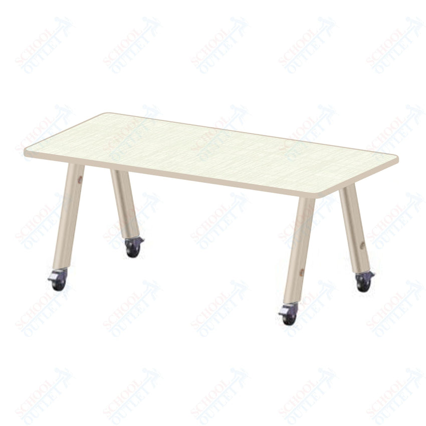 USA Capitol Hydra Makerspace Table with Laminate Top, Spray Edge 36"W x 72"L x 36"H (MAKR3672 - 36) - SchoolOutlet