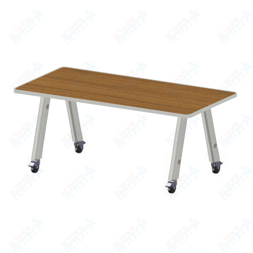 USA Capitol Hydra Makerspace Table with Laminate Top, Spray Edge 36"W x 72"L x 36"H (MAKR3672 - 36) - SchoolOutlet