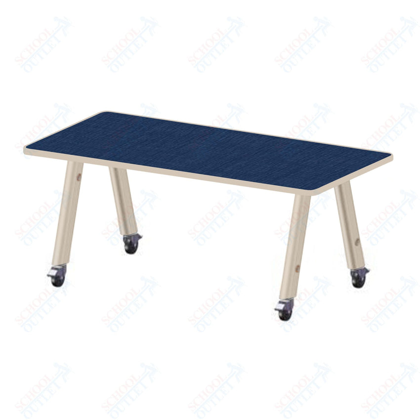 USA Capitol Hydra Makerspace Table with Laminate Top, Spray Edge 36"W x 72"L x 36"H (MAKR3672 - 36) - SchoolOutlet