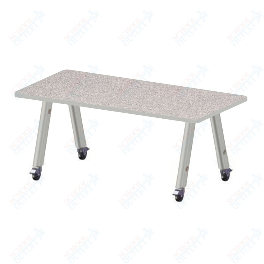 USA Capitol Hydra Makerspace Table with Laminate Top, Spray Edge 36"W x 72"L x 36"H (MAKR3672 - 36) - SchoolOutlet