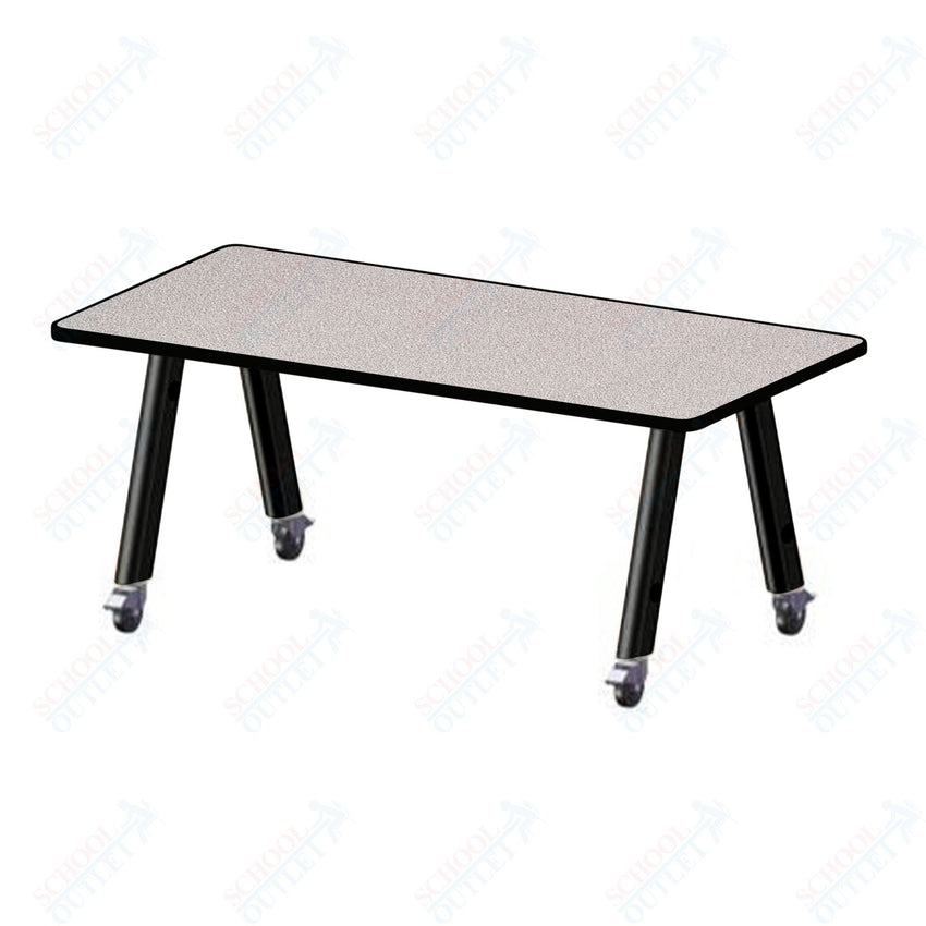 USA Capitol Hydra Makerspace Table with Laminate Top, Spray Edge 36"W x 72"L x 36"H (MAKR3672 - 36) - SchoolOutlet