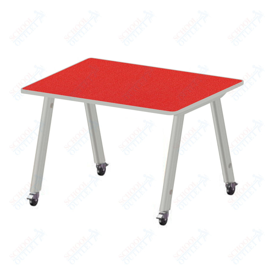 USA Capitol Hydra Makerspace Table with Laminate Top, Spray Edge 42"W x 48"L x 40"H (MAKR4248 - 40) - SchoolOutlet