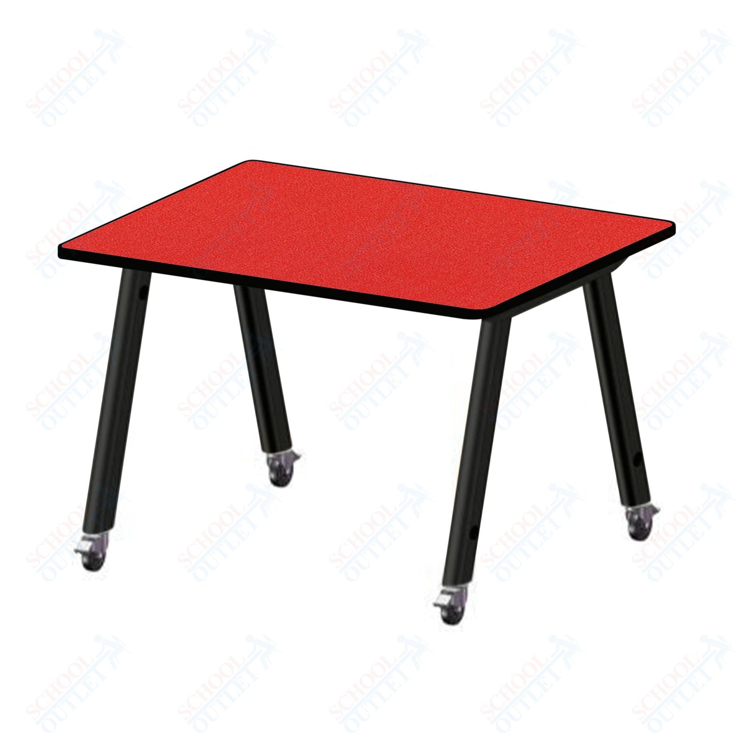 USA Capitol Hydra Makerspace Table with Laminate Top, Spray Edge 42"W x 48"L x 40"H (MAKR4248 - 40) - SchoolOutlet