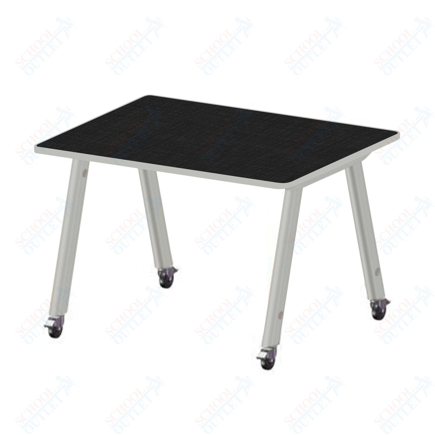 USA Capitol Hydra Makerspace Table with Laminate Top, Spray Edge 42"W x 48"L x 40"H (MAKR4248 - 40) - SchoolOutlet