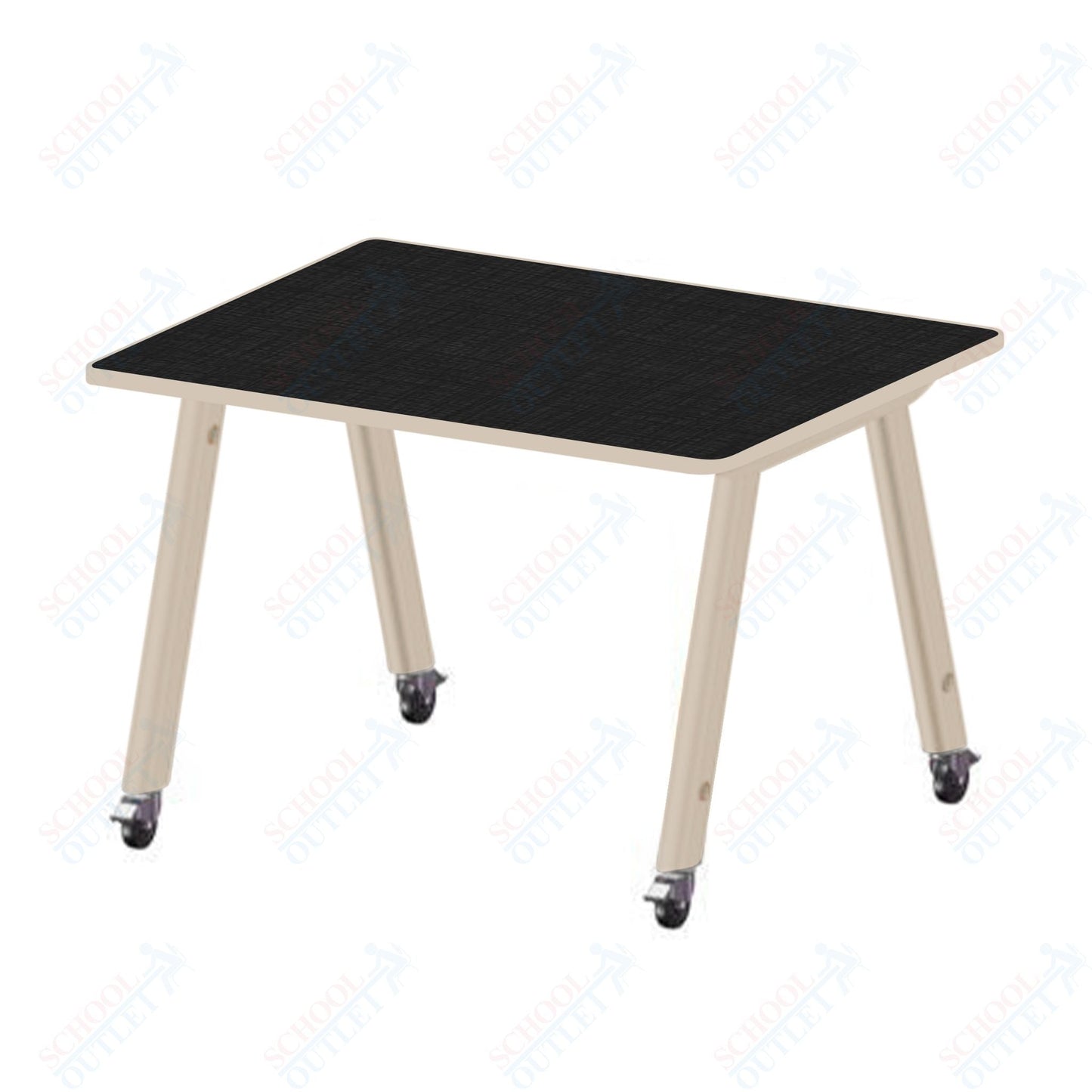 USA Capitol Hydra Makerspace Table with Laminate Top, Spray Edge 42"W x 48"L x 40"H (MAKR4248 - 40) - SchoolOutlet