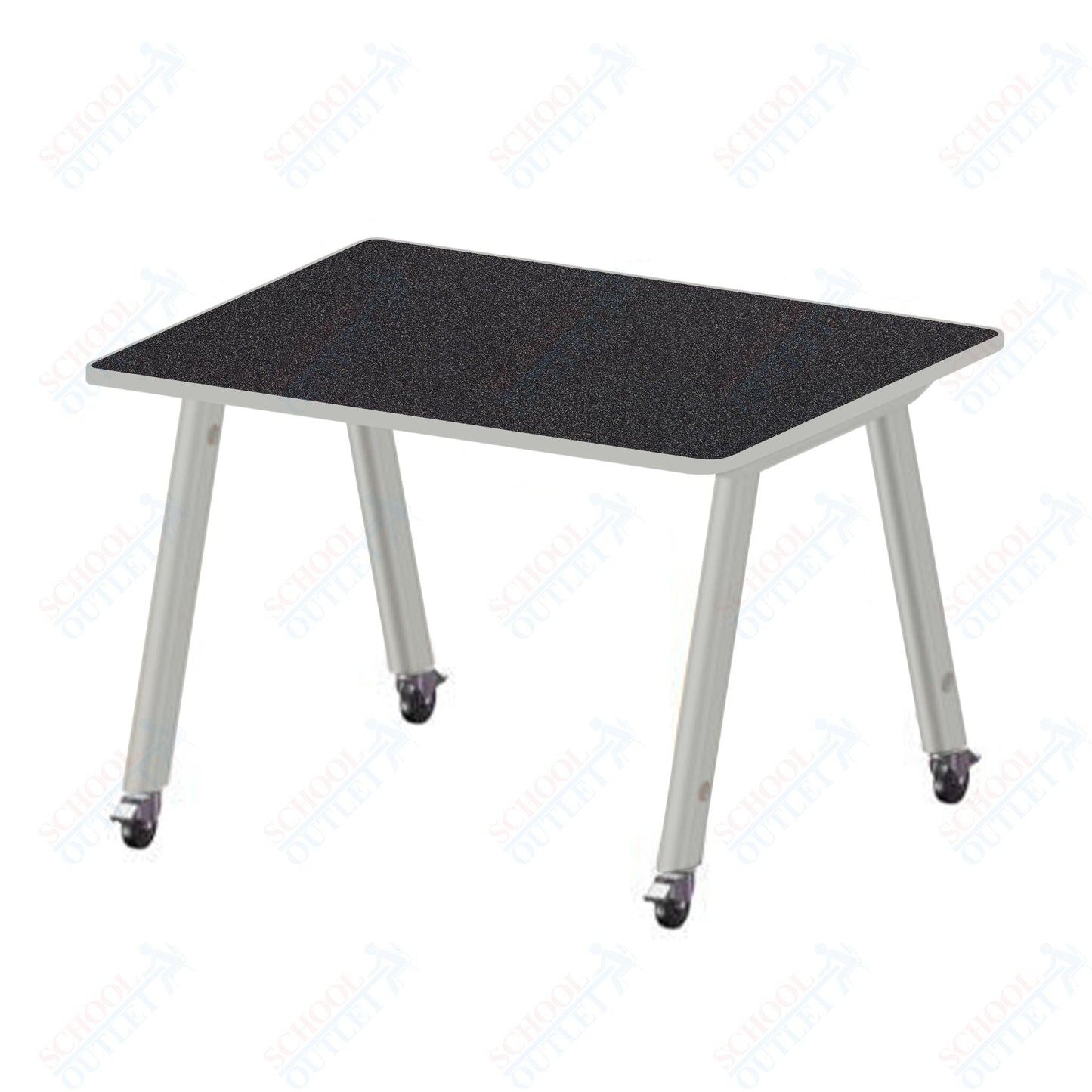 USA Capitol Hydra Makerspace Table with Laminate Top, Spray Edge 42"W x 48"L x 40"H (MAKR4248 - 40) - SchoolOutlet