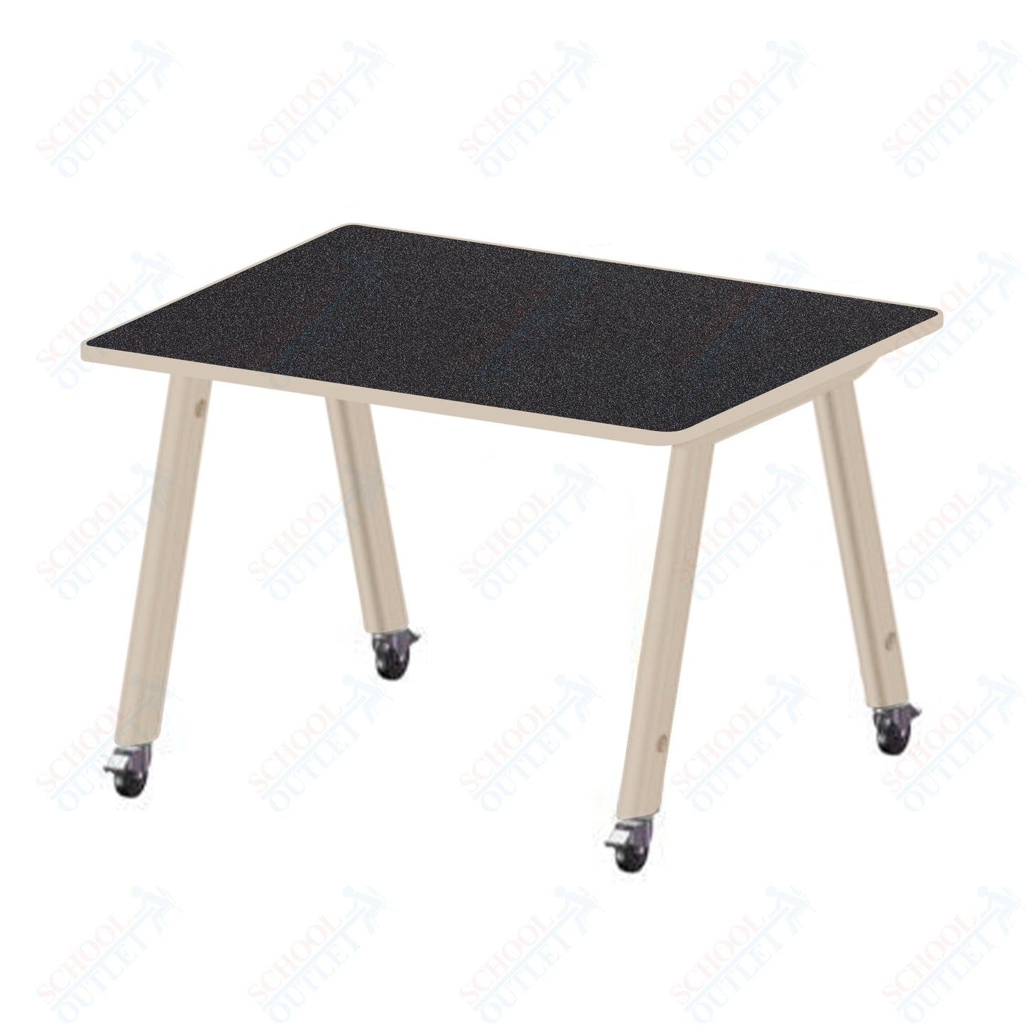 USA Capitol Hydra Makerspace Table with Laminate Top, Spray Edge 42"W x 48"L x 40"H (MAKR4248 - 40) - SchoolOutlet