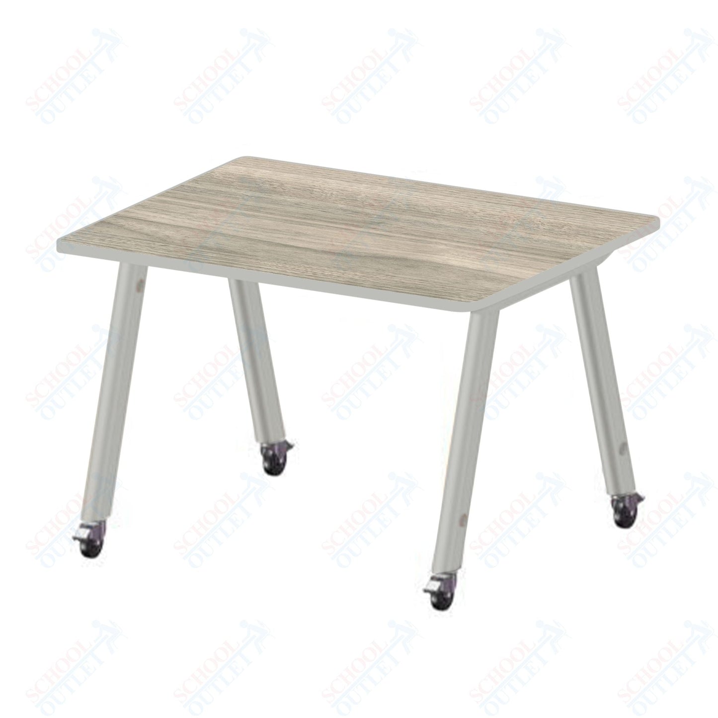 USA Capitol Hydra Makerspace Table with Laminate Top, Spray Edge 42"W x 48"L x 40"H (MAKR4248 - 40) - SchoolOutlet