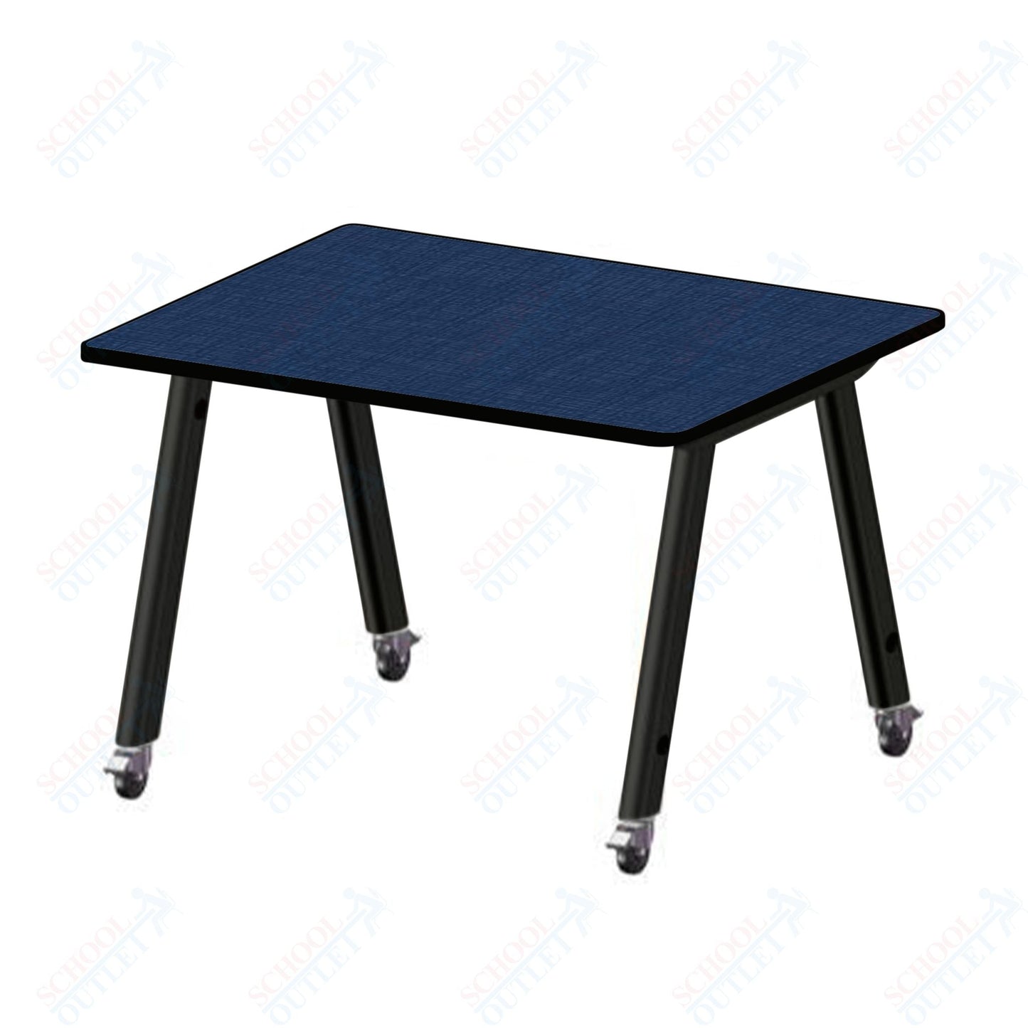 USA Capitol Hydra Makerspace Table with Laminate Top, Spray Edge 42"W x 48"L x 40"H (MAKR4248 - 40) - SchoolOutlet