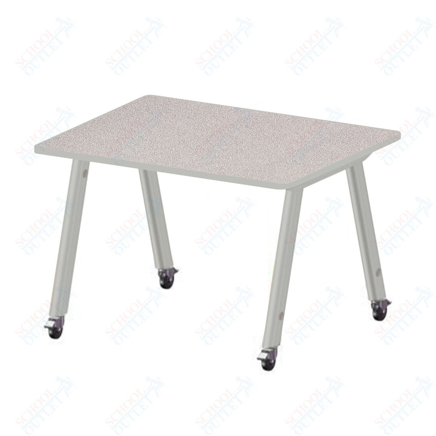 USA Capitol Hydra Makerspace Table with Laminate Top, Spray Edge 42"W x 48"L x 40"H (MAKR4248 - 40) - SchoolOutlet