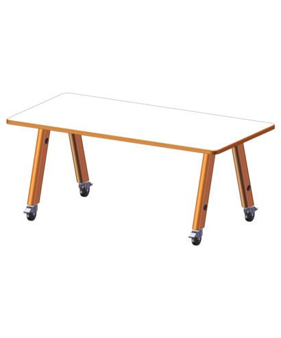 USA Capitol Hydra Makerspace Table with Laminate Top, Spray Edge 48"W x 60"L x 36"H (MAKR4860 - 36) - SchoolOutlet
