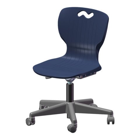 USA Capitol Ntersect Lab Chair, 15.5" - 20.25" Adjustable Height with Gas Lift (NTASKCHR) - SchoolOutlet