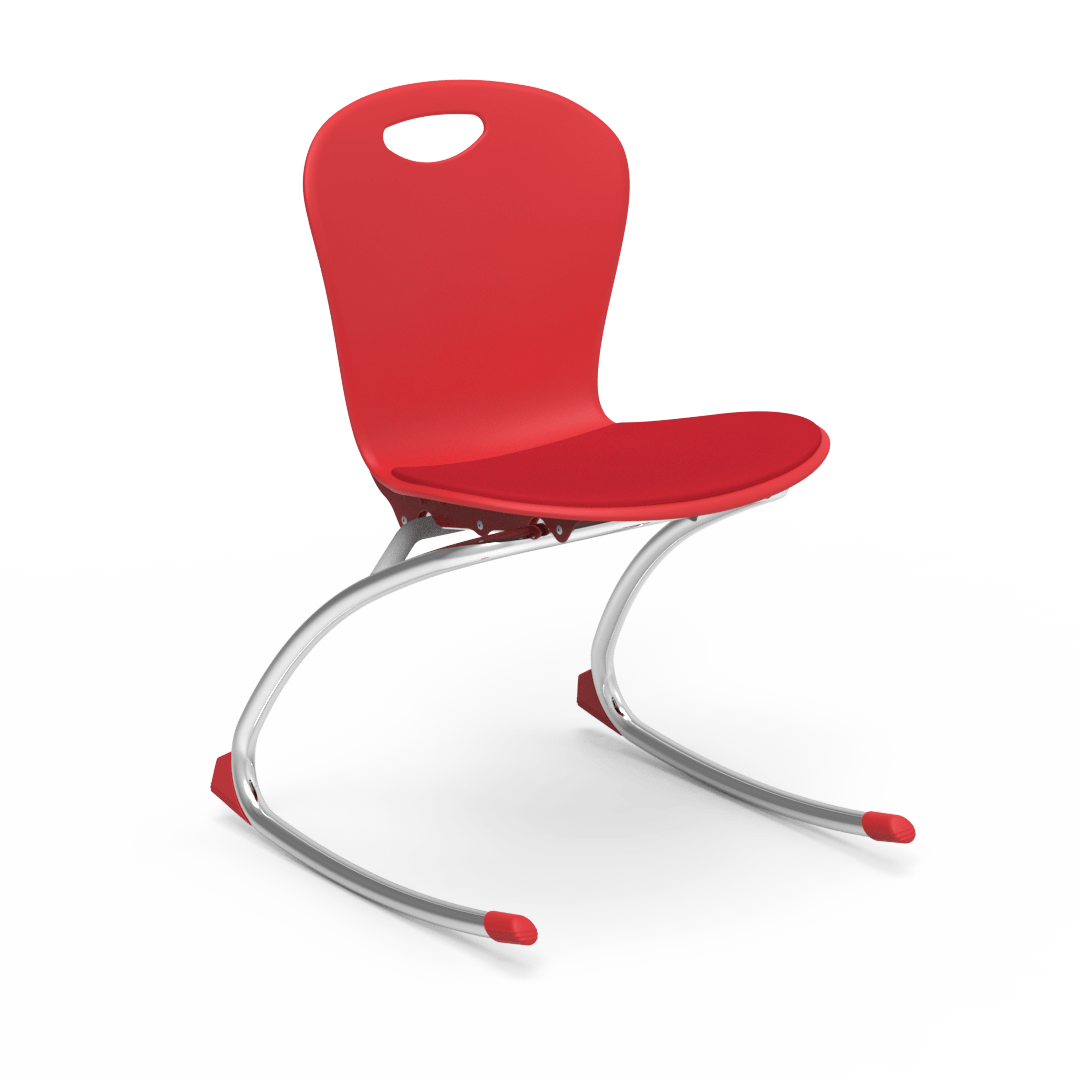 Virco ZROCK18LP - Rocking Chair Zuma Series 18" Rocker with low - profile seat pad (Virco ZROCK18LP) - SchoolOutlet