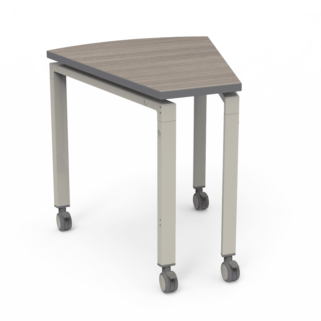 Virco Topaz Series Teacher Accessory Table 27.625"W x 31.5"D (DESK-TZWEDGE) - SchoolOutlet