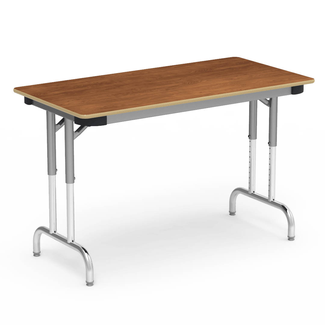 Virco 7900 Series Rectangular Adjustable Table 24" x 48" (Virco 792448) - SchoolOutlet