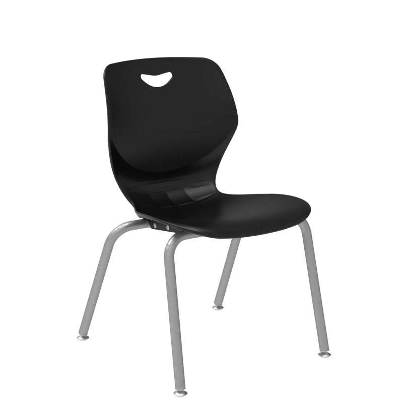 WB Manufacturing 16"H Sconnie School Stackable Chair, 4 - legged Classroom Seat with Glides (WBM - CHR16 - 4) - SchoolOutlet