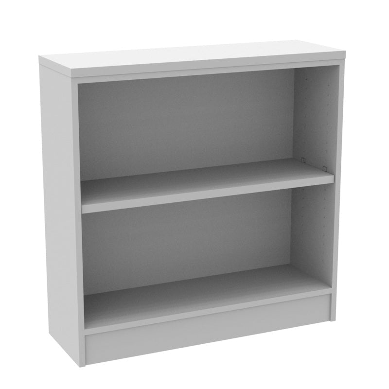 WB Manufacturing Mobile Single Sided Bookcase, 36"W x 36"H x 12"D, 1 Adjustable Shelf, Levelers (WBM - LRS1140 - 363612 - AL) - SchoolOutlet