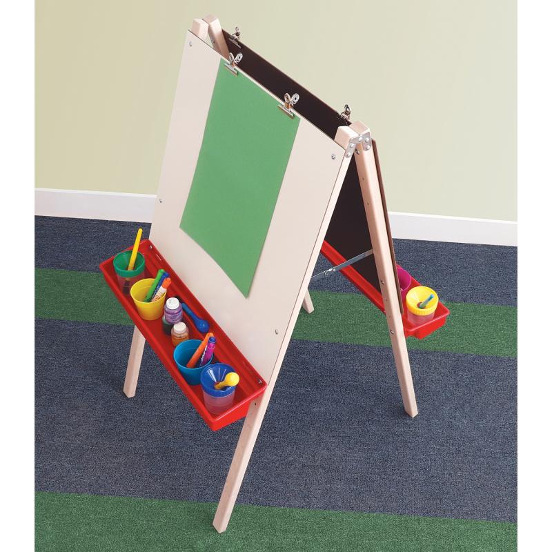Whitney Brothers Adj. Double Easel With Dry Erase Boards(Whitney Brothers WHT - WB6800) - SchoolOutlet