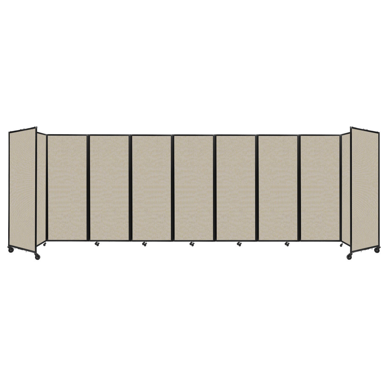 Room Divider Accordion Portable Partition Sound Absorbing Fabric