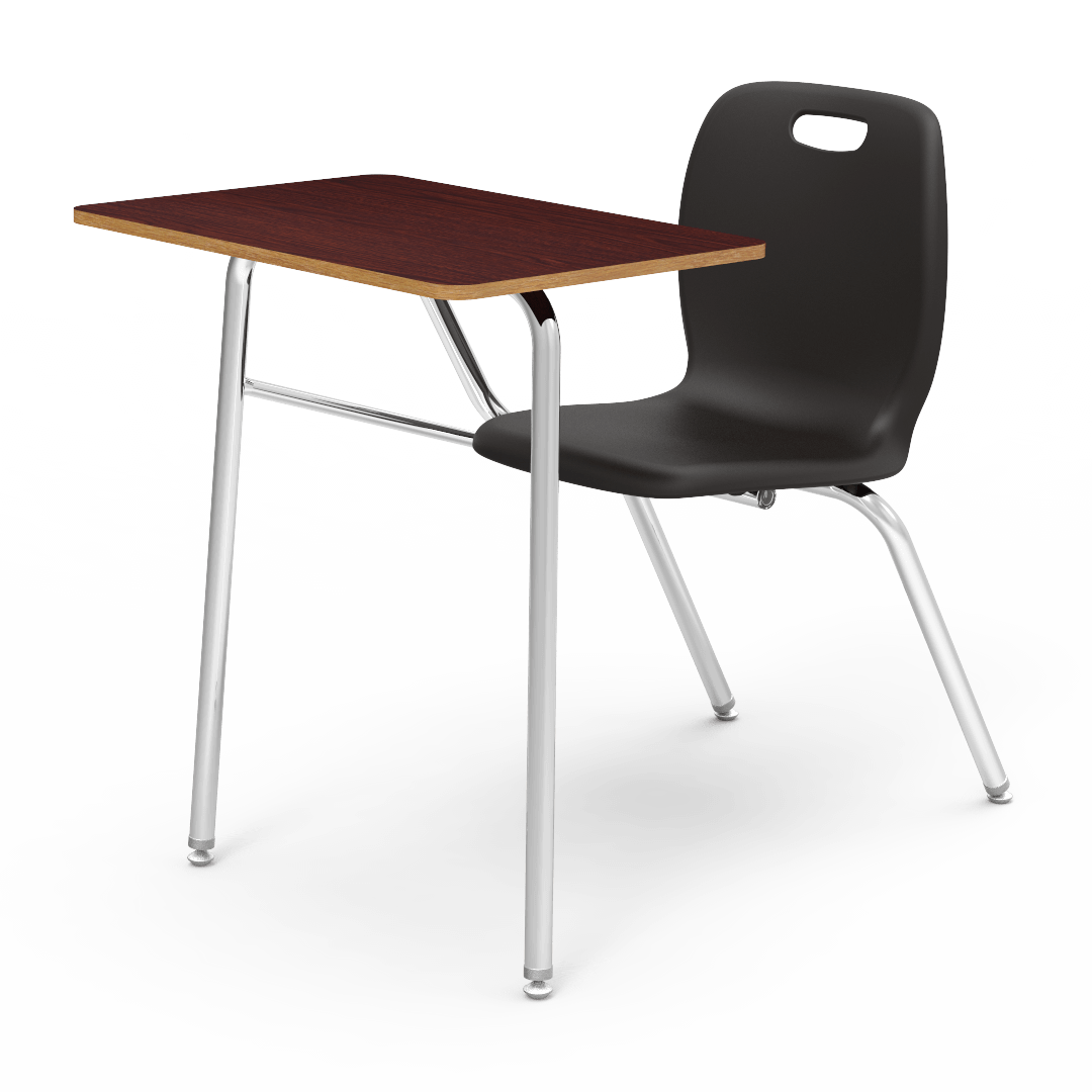 Virco N2 Series Combo School Desk - Hard Plastic Top - No Bookrack (Virco N240NBRM)