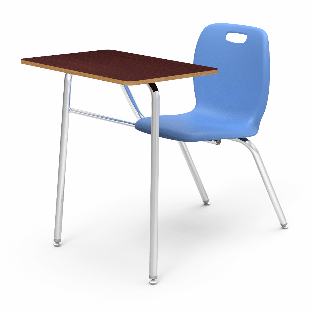 Virco N2 Series Combo School Desk - Hard Plastic Top - No Bookrack (Virco N240NBRM)