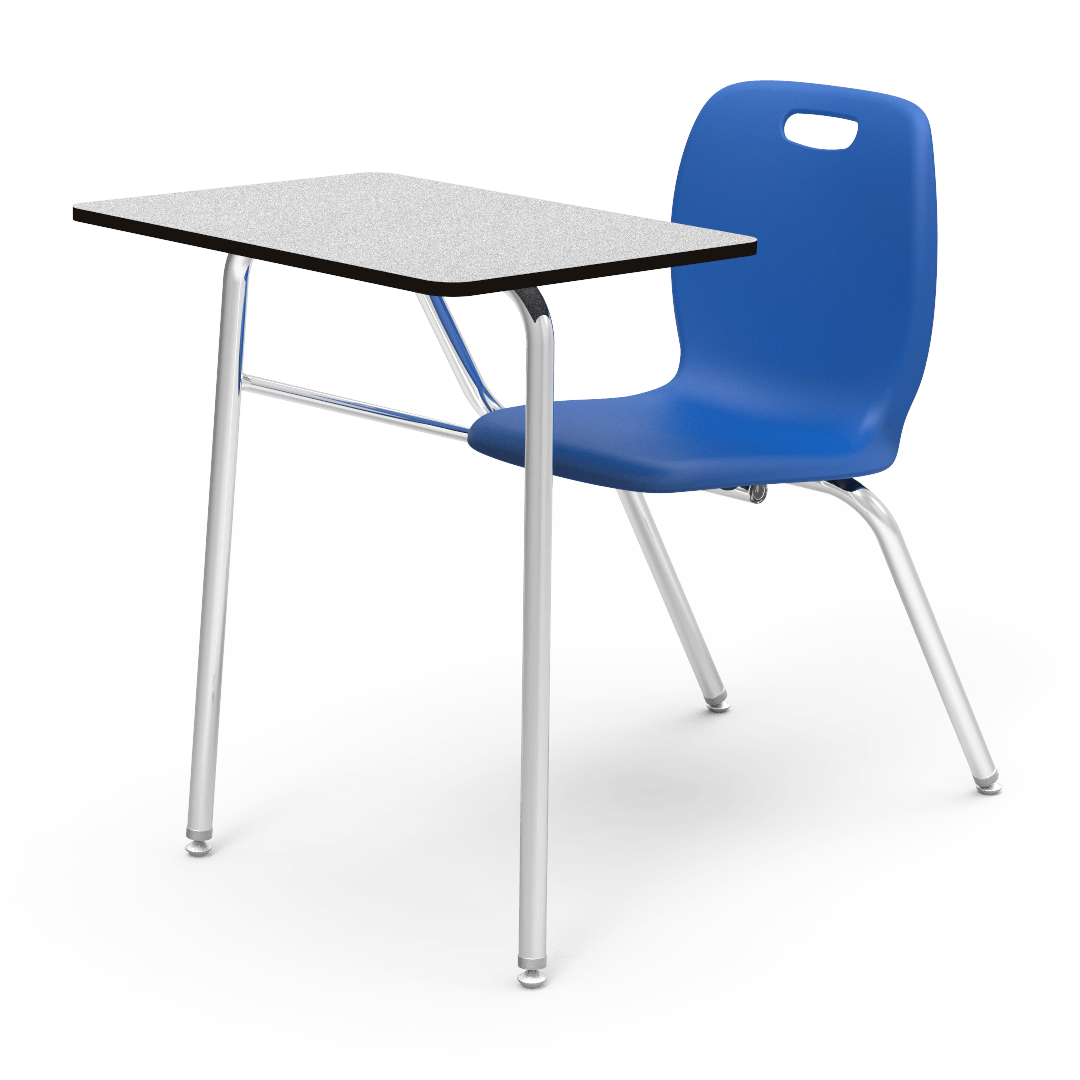 Virco N2 Series Combo School Desk - Hard Plastic Top - No Bookrack (Virco N240NBRM)