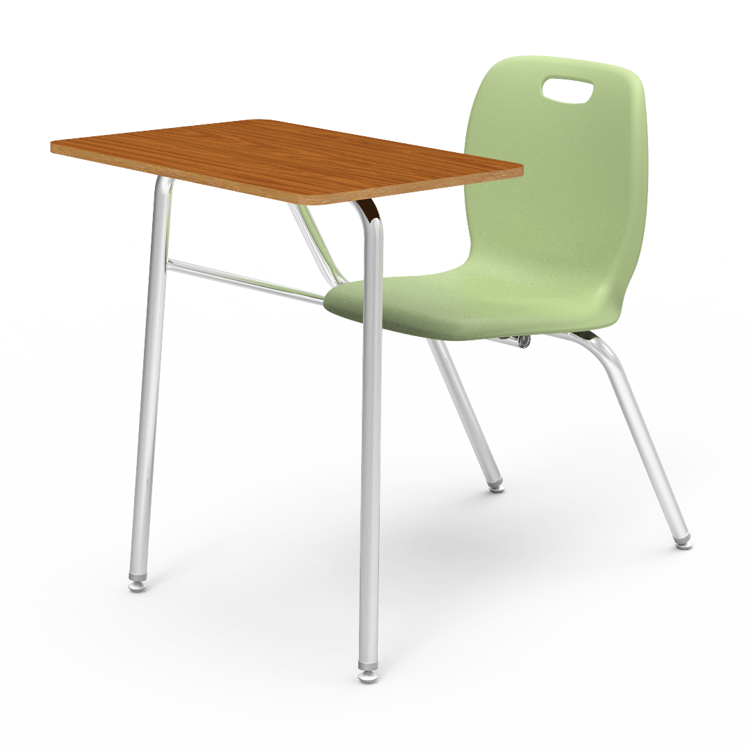Virco N2 Series Combo School Desk - Hard Plastic Top - No Bookrack (Virco N240NBRM)