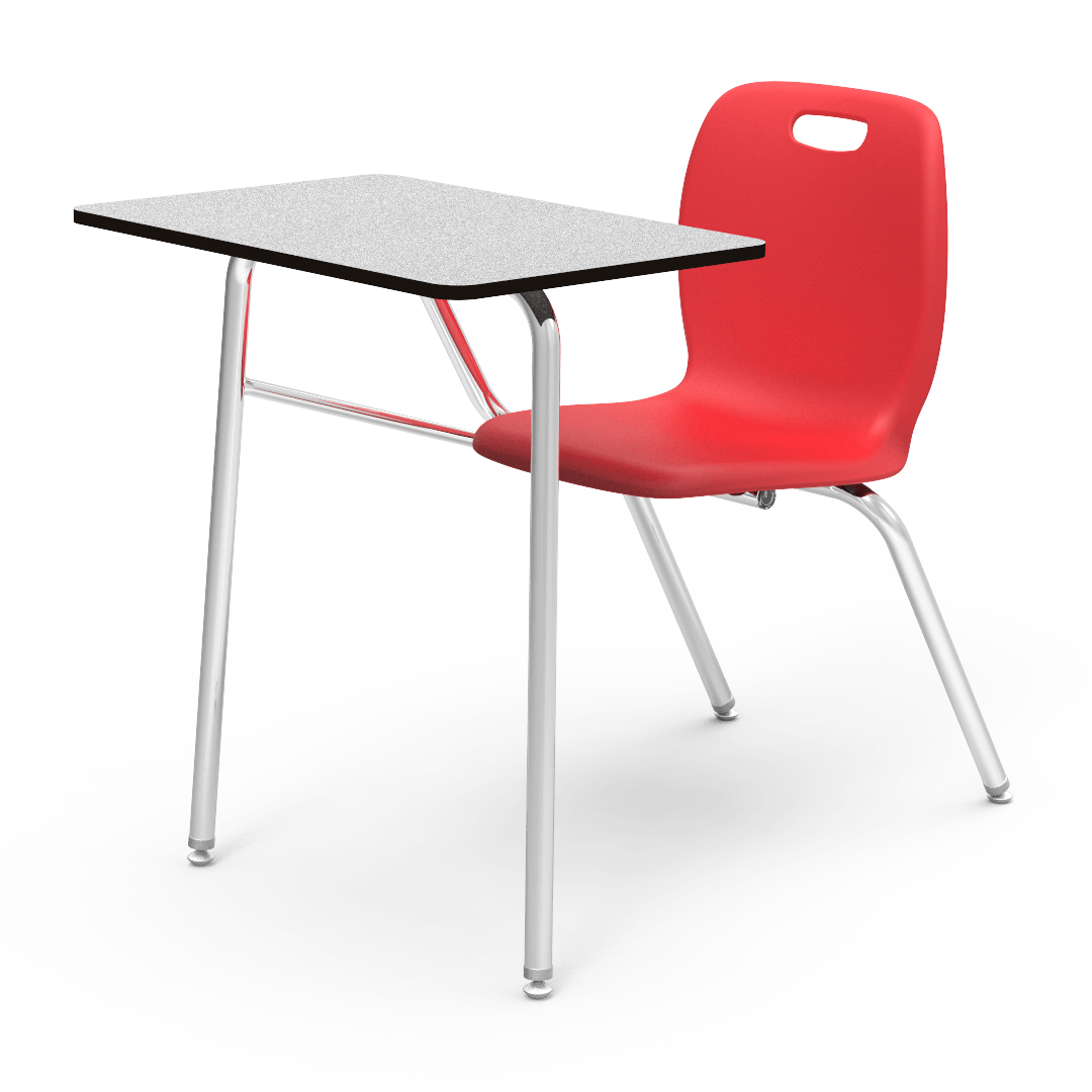 Virco N2 Series Combo School Desk - Hard Plastic Top - No Bookrack (Virco N240NBRM)