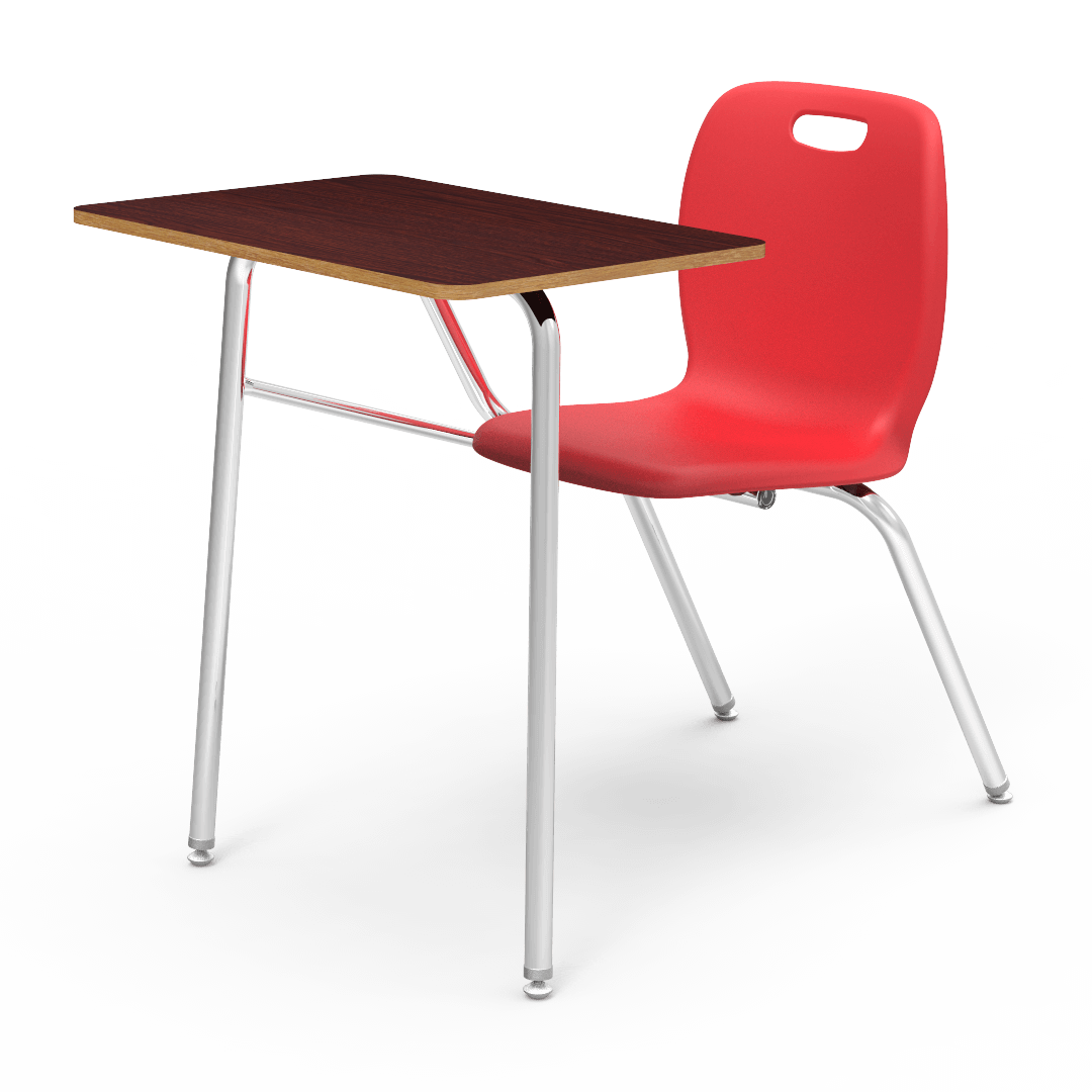 Virco N2 Series Combo School Desk - Laminate Top - No Bookrack (Virco N240NBR)