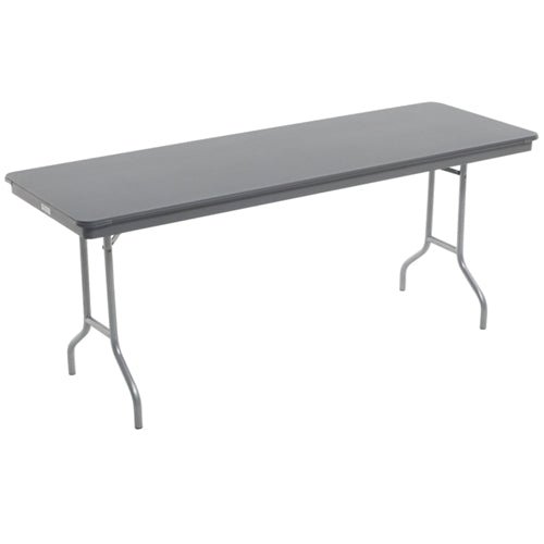 AmTab Dynalite Featherweight Heavy-Duty ABS Plastic Folding Table - Rectangle - 18"W x 60"L x 29"H (AmTab AMT-185DL) - SchoolOutlet