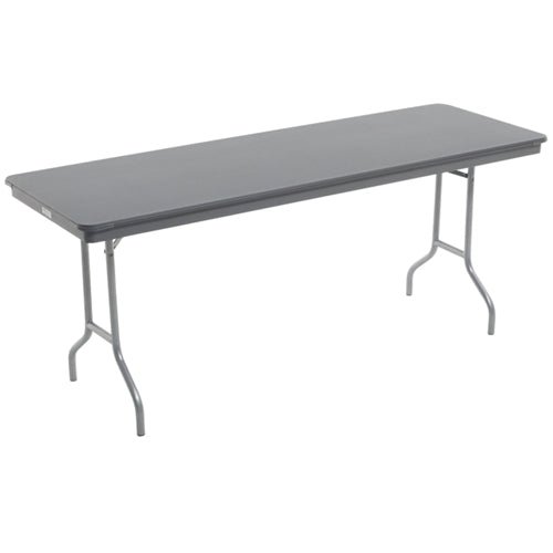 AmTab Dynalite Featherweight Heavy-Duty ABS Plastic Folding Table - Rectangle - 18"W x 72"L x 29"H (AmTab AMT-186DL) - SchoolOutlet