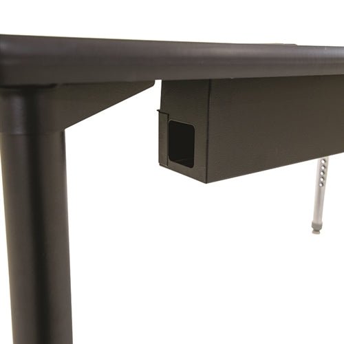 AmTab Computer and Technology Table - Activity Legs - Grommet Hole - Wire Management - 18"W x 60"L (AmTab AMT-A185DW) - SchoolOutlet