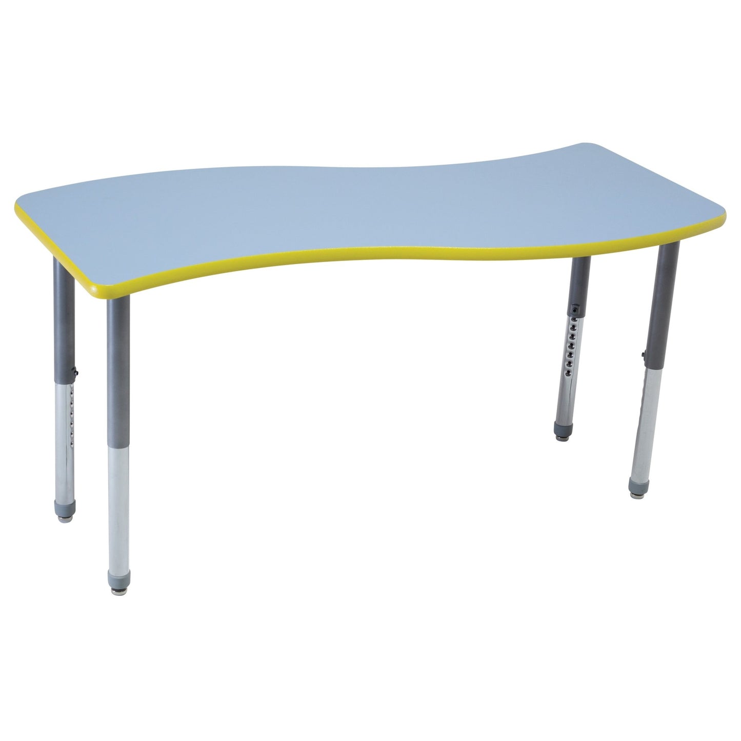 AmTab Multi-Functional Collaborative Activity Table - JP2 Collection - Wave - 24"W x 48"L (AmTab AMT-AAW304D) - SchoolOutlet