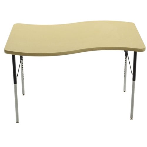 AmTab Multi-Functional Collaborative Activity Table - JP2 Collection - Wave - 24"W x 48"L (AmTab AMT-AAW304D) - SchoolOutlet