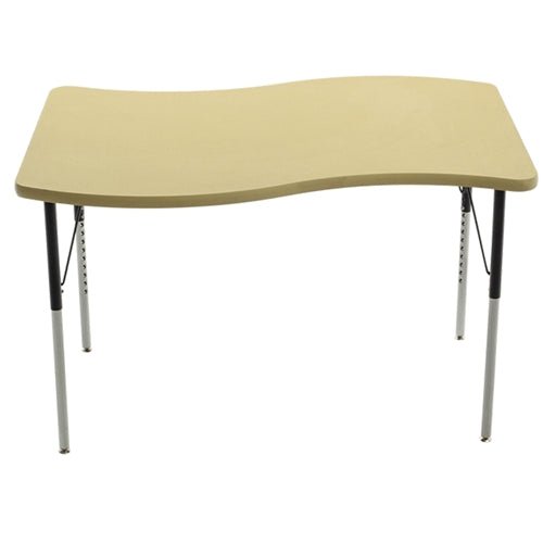 AmTab Multi-Functional Collaborative Activity Table - JP2 Collection - Wave - 30"W x 54"L (AmTab AMT-AAW3654D) - SchoolOutlet