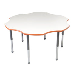AmTab Multi-Functional Collaborative Activity Table - Genesis Collection - Flower - 60"W x 60"L  (AmTab AMT-AFL60D)