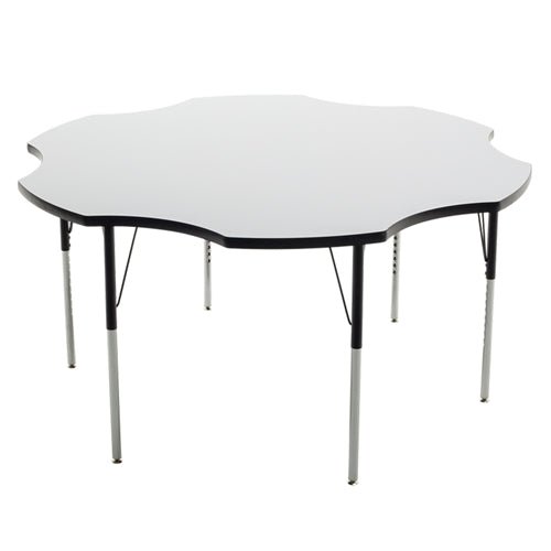 AmTab Multi-Functional Collaborative Activity Table - Genesis Collection - Flower - 60"W x 60"L (AmTab AMT-AFL60D) - SchoolOutlet