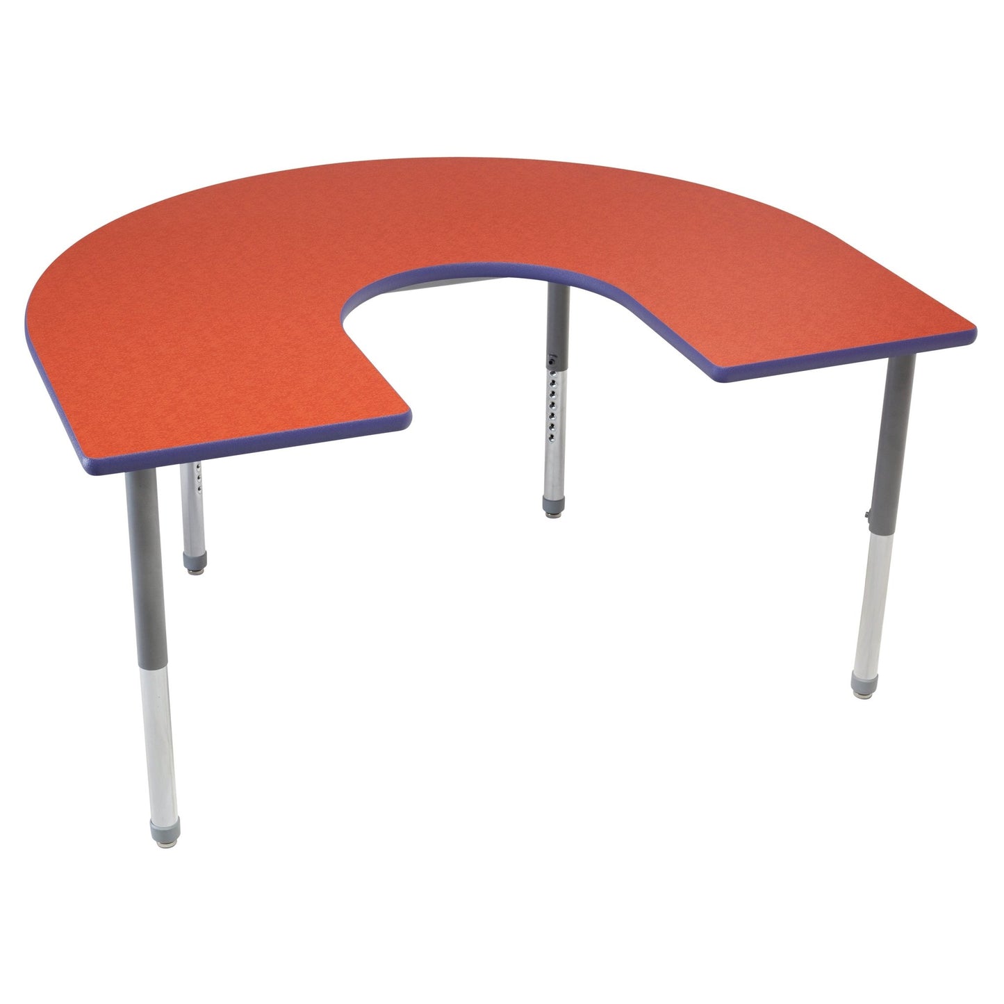 AmTab Multi-Functional Collaborative Activity Table - Genesis Collection - Horseshoe - 48"W x 72"L (AmTab AMT-AHS486D) - SchoolOutlet