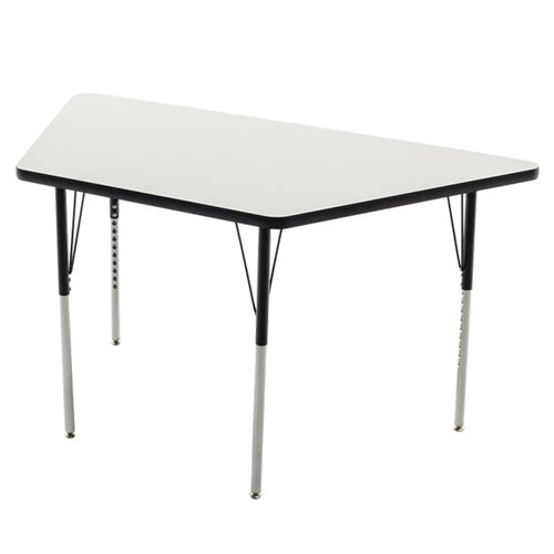 AmTab Multi-Functional Collaborative Activity Table - Creed Collection - TrapE-Zoid - 36"W x 72"L (AmTab AMT-AT366D) - SchoolOutlet