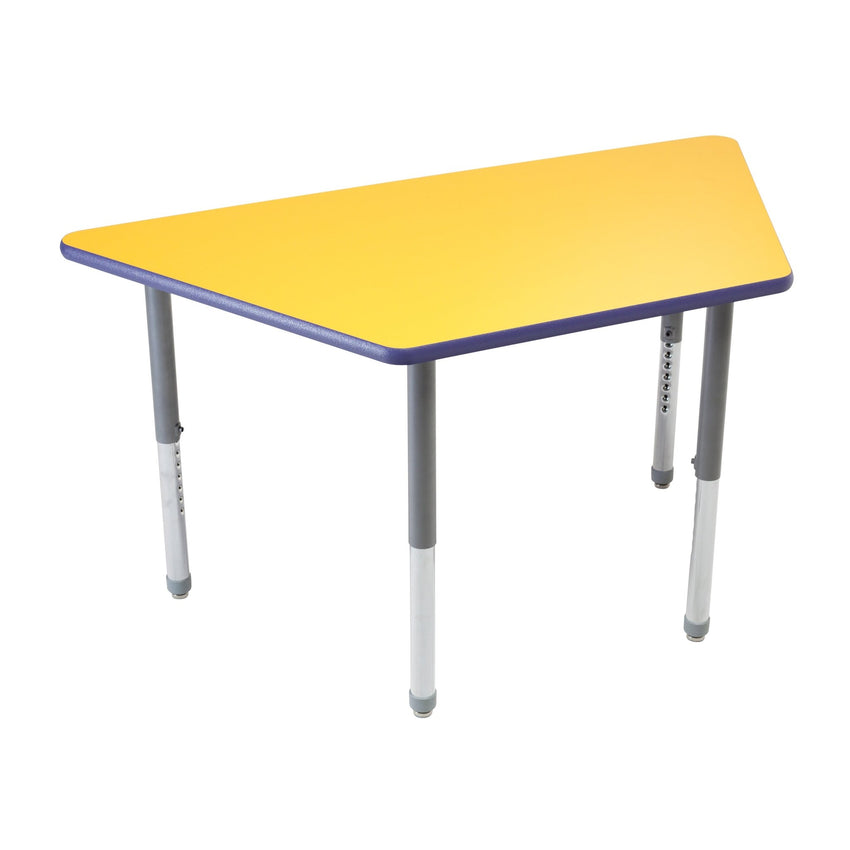 AmTab Multi-Functional Collaborative Activity Table - Creed Collection - TrapE-Zoid - 36"W x 72"L (AmTab AMT-AT366D) - SchoolOutlet