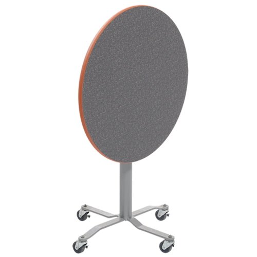 AmTab Mobile E-Z Tilt Caf Table - Round - 24" Round x Adjustable 30"H to 42"H (AmTab AMT-CBR24) - SchoolOutlet