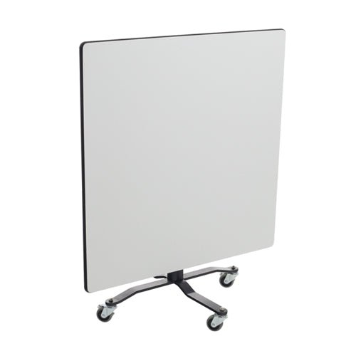 AmTab Mobile EZ-Tilt Caf Table - Square - 30" x 30" x Adjustable 30"H to 42"H (AmTab AMT-CBSQ30) - SchoolOutlet