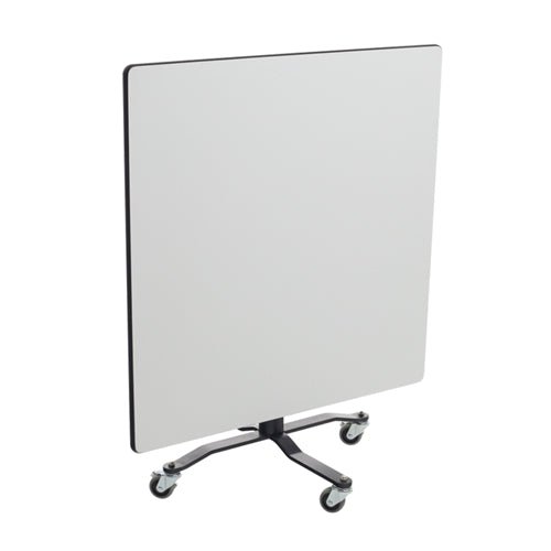 AmTab Mobile EZ-Tilt Caf Table - Square - 36" x 36" x Adjustable 30"H to 42"H (AmTab AMT-CBSQ36) - SchoolOutlet